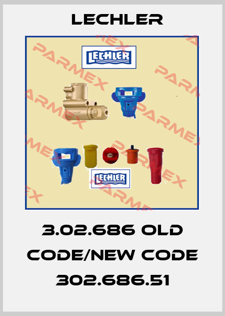 3.02.686 old code/new code 302.686.51 Lechler