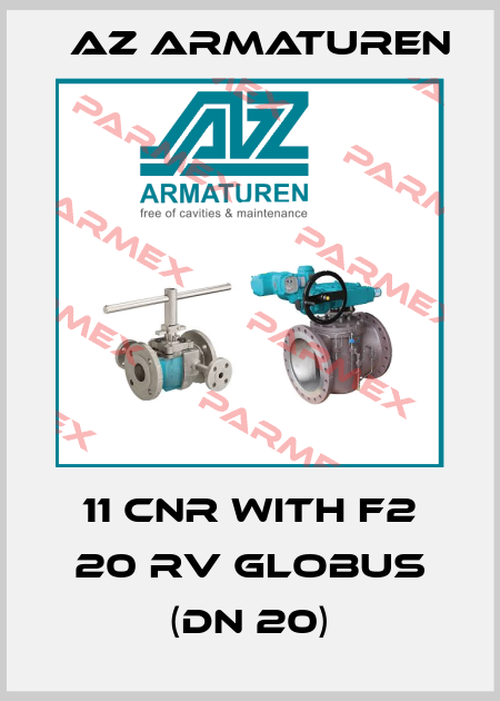 11 CNR with F2 20 RV GLOBUS (DN 20) Az Armaturen
