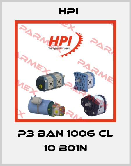P3 BAN 1006 CL 10 B01N HPI