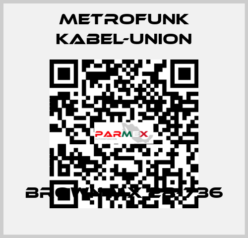Brown MX 28-736 METROFUNK KABEL-UNION