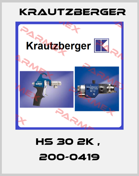 HS 30 2K ,  200-0419 Krautzberger