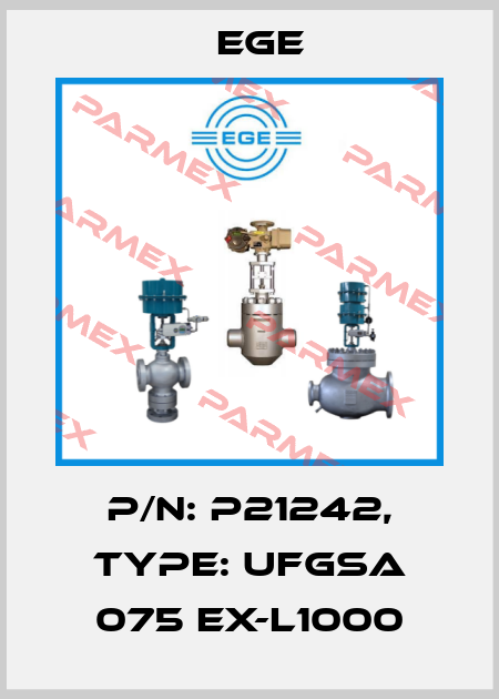 p/n: P21242, Type: UFGSa 075 Ex-L1000 Ege