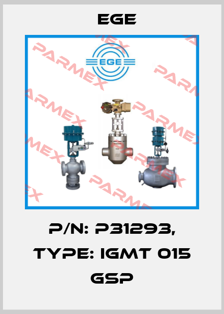 p/n: P31293, Type: IGMT 015 GSP Ege