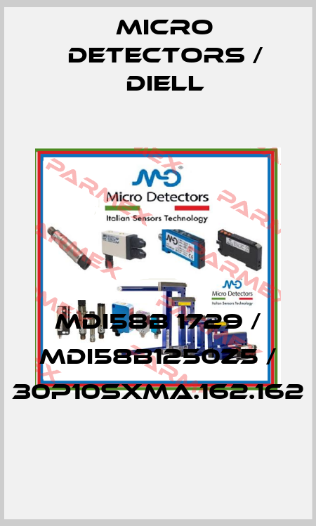 MDI58B 1729 / MDI58B1250Z5 / 30P10SXMA.162.162
 Micro Detectors / Diell