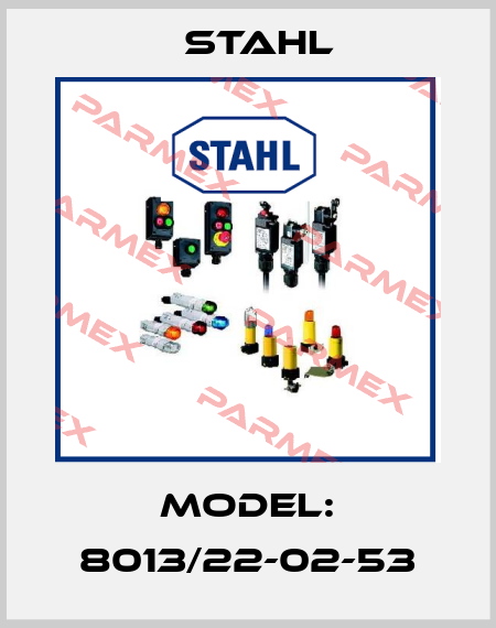 Model: 8013/22-02-53 Stahl