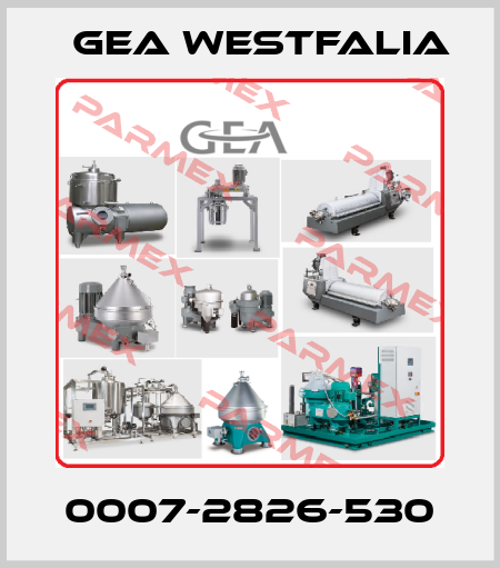 0007-2826-530 Gea Westfalia