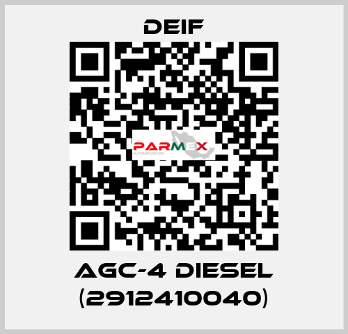 AGC-4 Diesel (2912410040) Deif