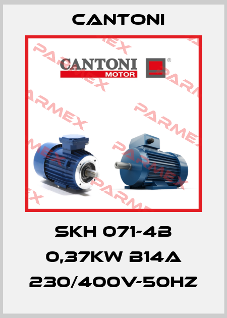 SKH 071-4B 0,37kW B14A 230/400V-50Hz Cantoni