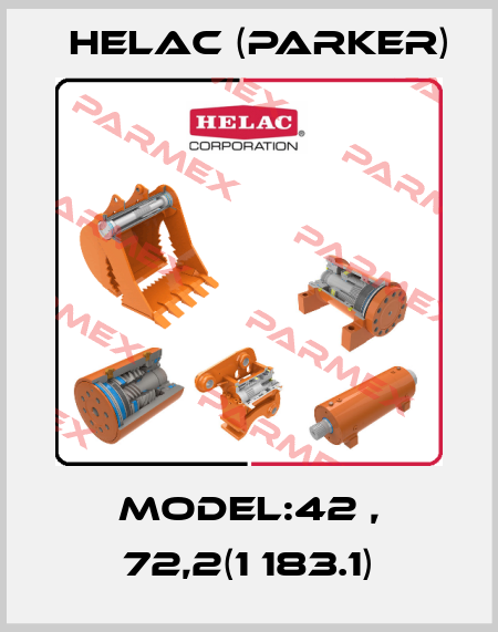 Model:42 , 72,2(1 183.1) Helac (Parker)