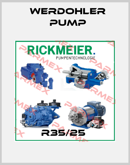 R35/25  Werdohler Pump