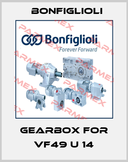 gearbox for VF49 U 14 Bonfiglioli