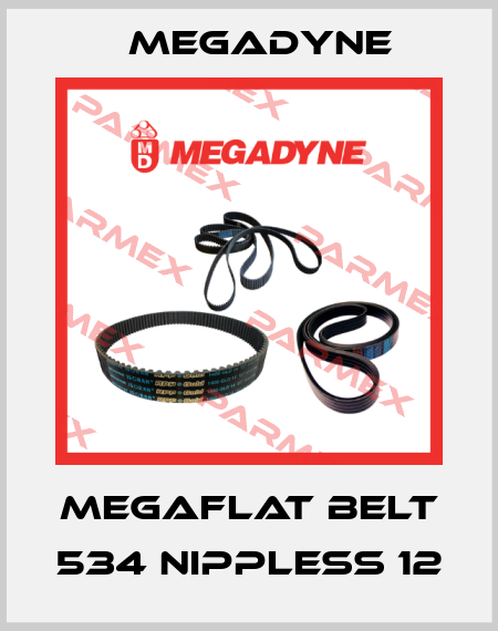 MEGAFLAT BELT 534 NIPPLESS 12 Megadyne
