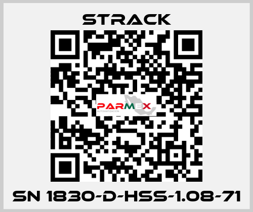 SN 1830-D-HSS-1.08-71 Strack