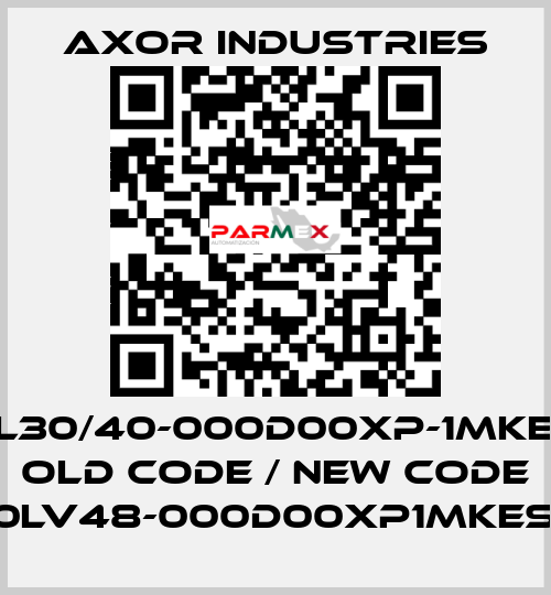 MKM120L30/40-000D00XP-1MKES1BR1XX old code / new code MKM120LV48-000D00XP1MKES1BR1XX Axor Industries