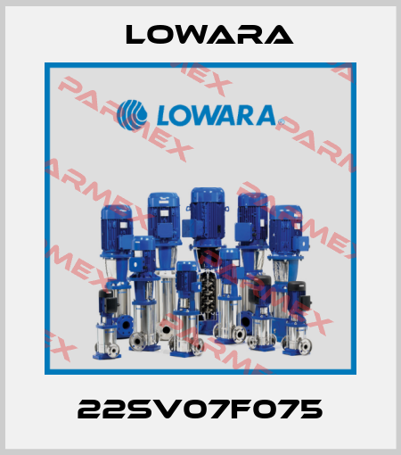 22SV07F075 Lowara