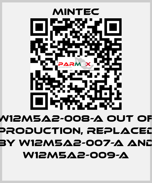 W12M5A2-008-A out of production, replaced by W12M5A2-007-A and W12M5A2-009-A MINTEC