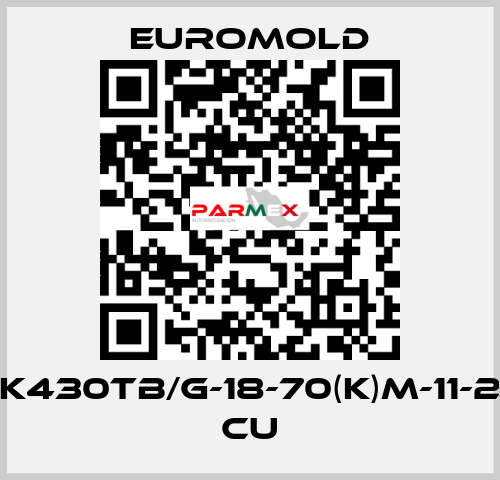 K430TB/G-18-70(K)M-11-2 CU EUROMOLD