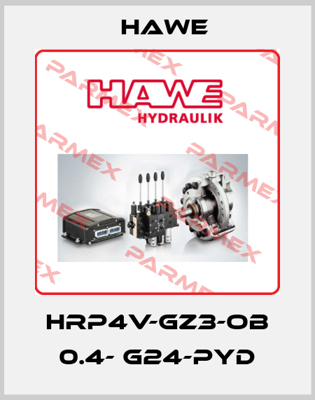 HRP4V-GZ3-OB 0.4- G24-PYD Hawe