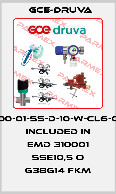 EMD3100-01-SS-D-10-W-CL6-CL6-N2, included in EMD 310001 SSE10,5 O G38G14 FKM Gce-Druva
