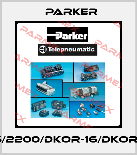 701-16/2200/DKOR-16/DKOR90-16 Parker