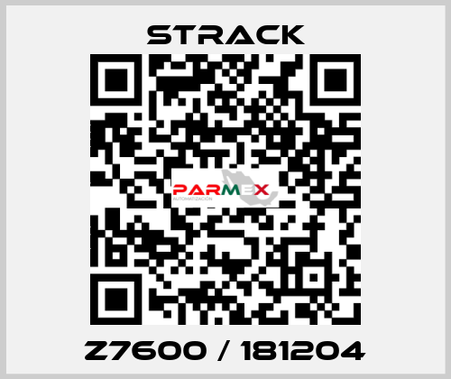 Z7600 / 181204 Strack