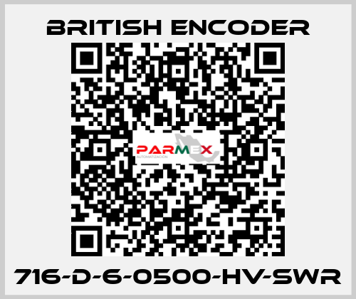 716-D-6-0500-HV-SWR British Encoder