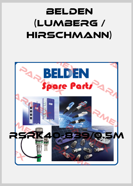RSRK40-839/0.5M Belden (Lumberg / Hirschmann)