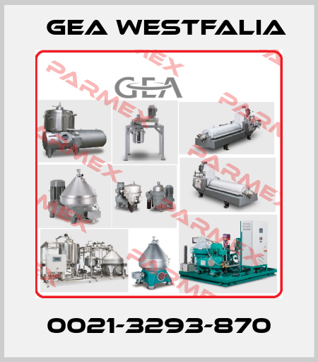 0021-3293-870 Gea Westfalia