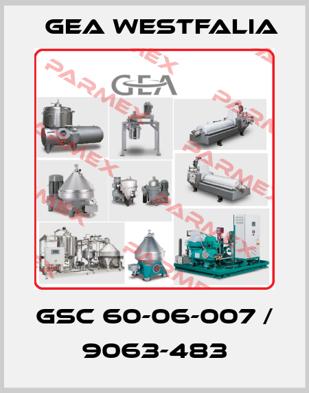 GSC 60-06-007 / 9063-483 Gea Westfalia