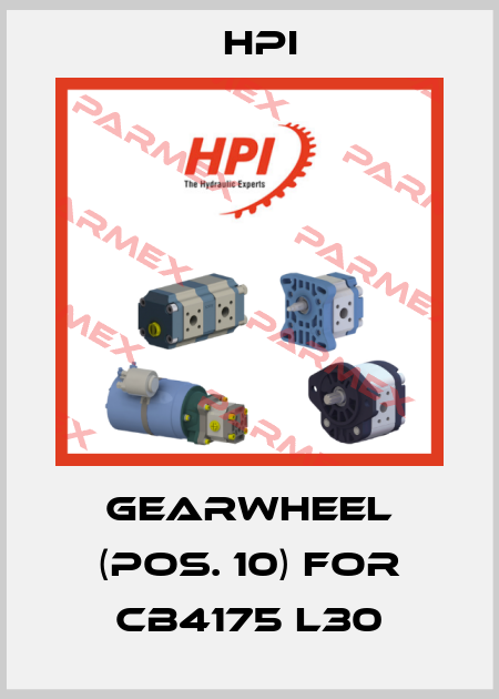 gearwheel (Pos. 10) for CB4175 L30 HPI