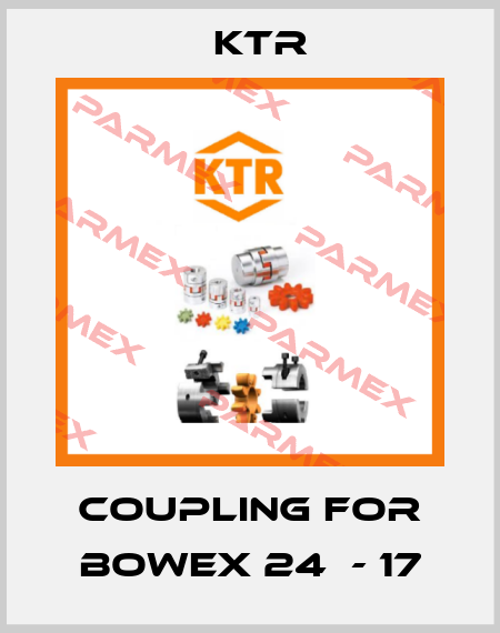 Coupling for BOWEX 24  - 17 KTR