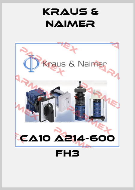 CA10 A214-600 FH3 Kraus & Naimer
