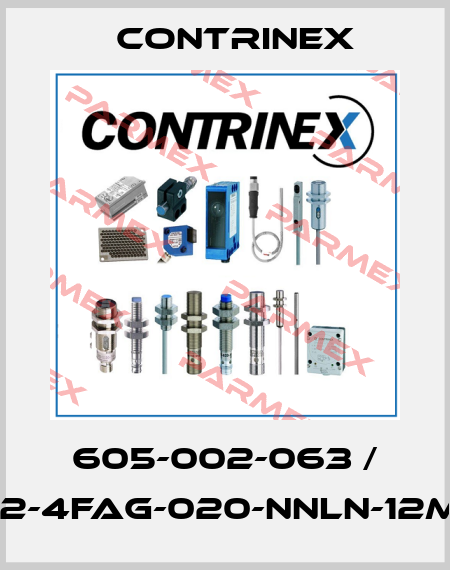 605-002-063 / S12-4FAG-020-NNLN-12MG Contrinex