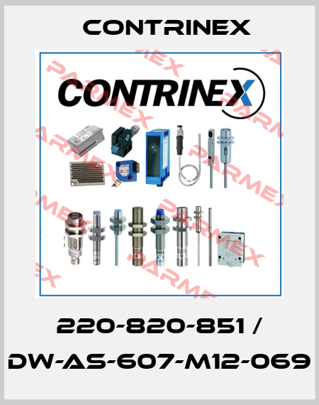 220-820-851 / DW-AS-607-M12-069 Contrinex