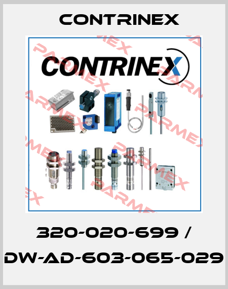 320-020-699 / DW-AD-603-065-029 Contrinex