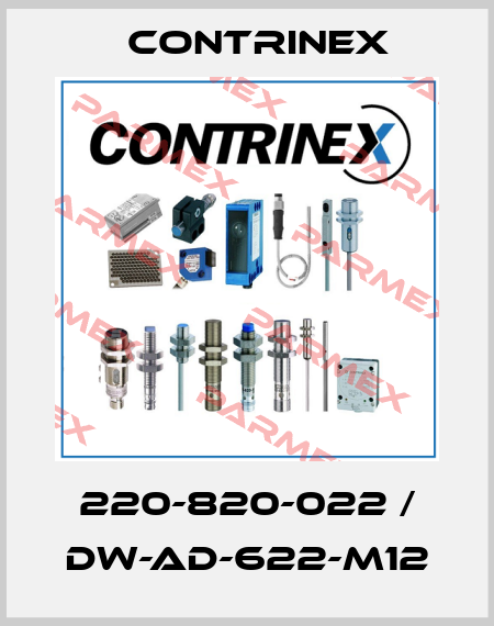 220-820-022 / DW-AD-622-M12 Contrinex