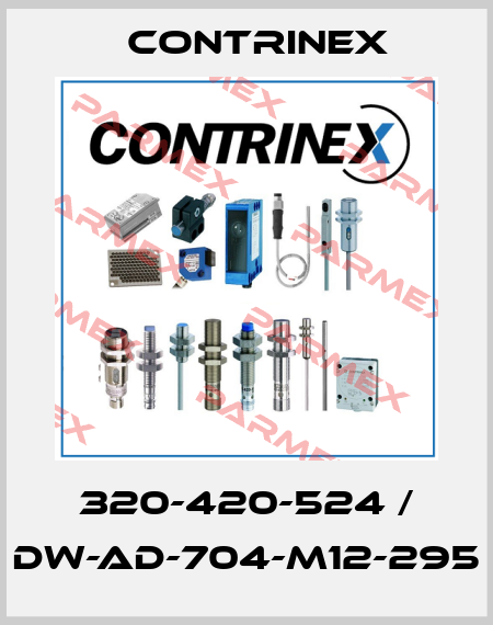 320-420-524 / DW-AD-704-M12-295 Contrinex