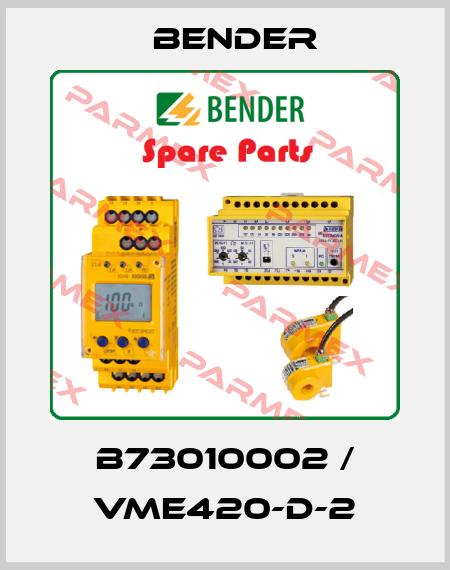 B73010002 / VME420-D-2 Bender