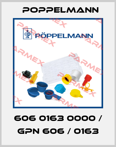 606 0163 0000 / GPN 606 / 0163 Poppelmann