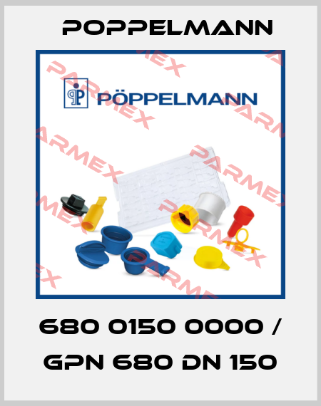 680 0150 0000 / GPN 680 DN 150 Poppelmann