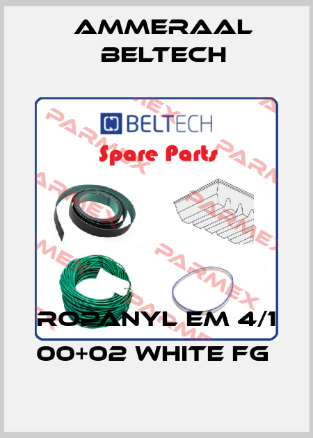 ROPANYL EM 4/1 00+02 WHITE FG  Ammeraal Beltech