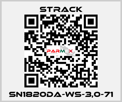 SN1820DA-WS-3,0-71 Strack