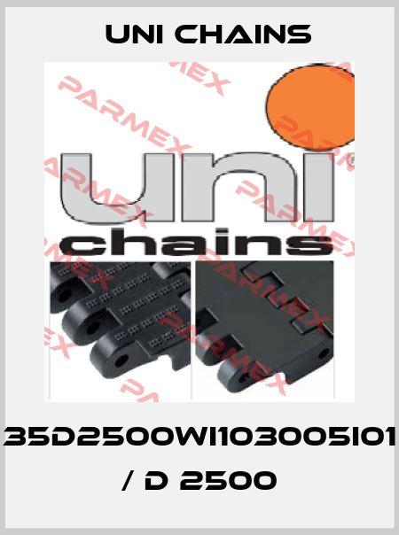 35D2500WI103005I01 / D 2500 Uni Chains