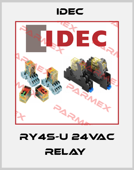 RY4S-U 24VAC Relay  Idec