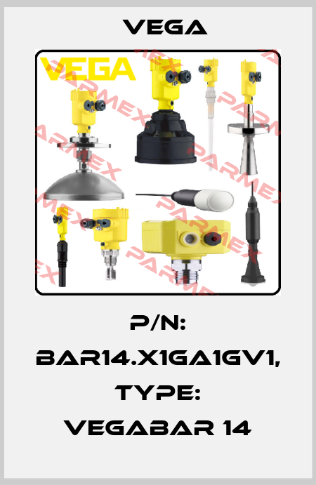 P/N: BAR14.X1GA1GV1, Type: VEGABAR 14 Vega