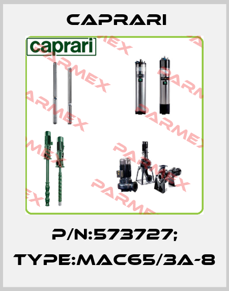 P/N:573727; Type:MAC65/3A-8 CAPRARI 
