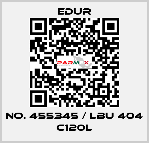 No. 455345 / LBU 404 C120L Edur