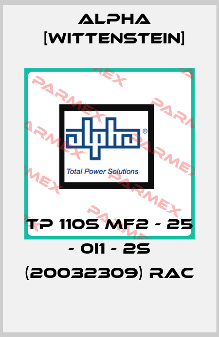 TP 110S MF2 - 25 - 0I1 - 2S (20032309) RAC Alpha [Wittenstein]