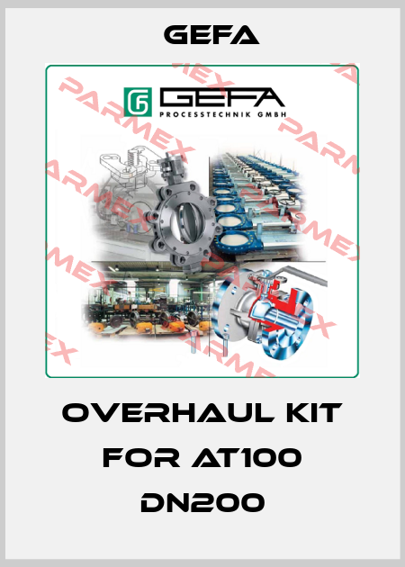 Overhaul Kit for AT100 DN200 Gefa