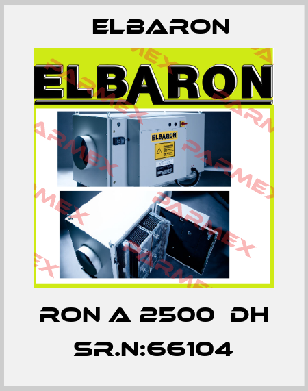 RON A 2500  DH Sr.N:66104 Elbaron